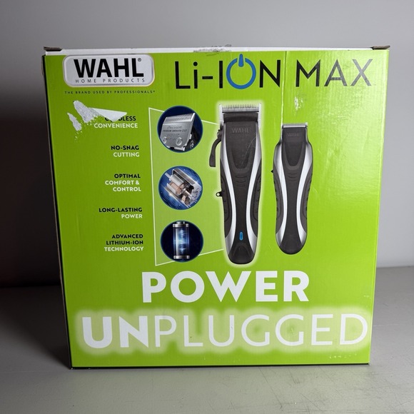 Wahl Home Products Li-Ion Max Rechargeable Cordless Clipper Haircutting Kit - Picture 2 of 16